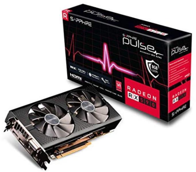 Radeon RX590　8GB　GDDR5 Placa Video Radeon RX 590 GME 2048SP, 8GB GDDR5 256-bit, 1 x