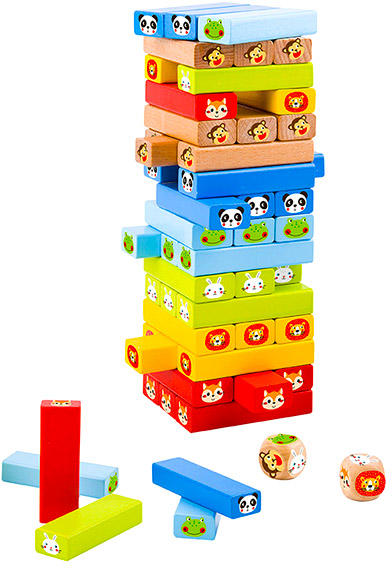 Vásárlás: Tooky Toy Állatos fa jenga (TY704) Társasjáték árak  összehasonlítása, Állatos fa jenga TY 704 boltok