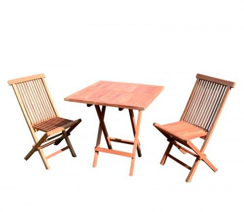 Vásárlás: AGA Teak Balkon szett 70x70 cm Kerti bútor garnitúra árak  összehasonlítása, Teak Balkon szett 70 x 70 cm boltok
