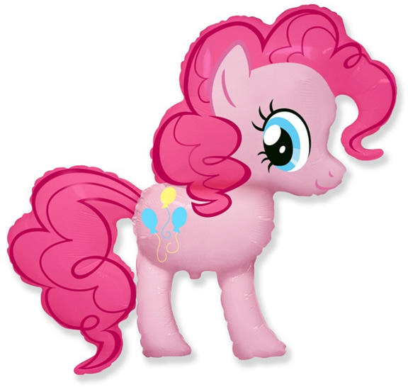 Fólia lufi, nagyforma, pinkie pie póni, 24