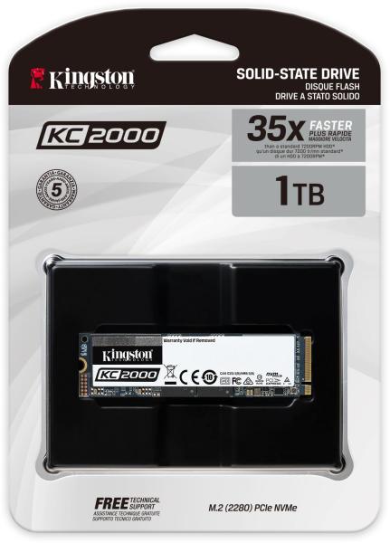 Vásárlás: Kingston KC2000 1TB M.2 PCIe (SKC2000M8/1000G) Belső SSD meghajtó  árak összehasonlítása, KC 2000 1 TB M 2 PCIe SKC 2000 M 8 1000 G boltok