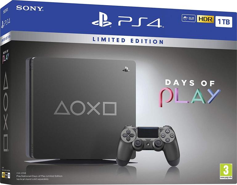 Sony PlayStation 4 Slim 1TB (PS4 Slim 1TB) Days of Play Limited Edition