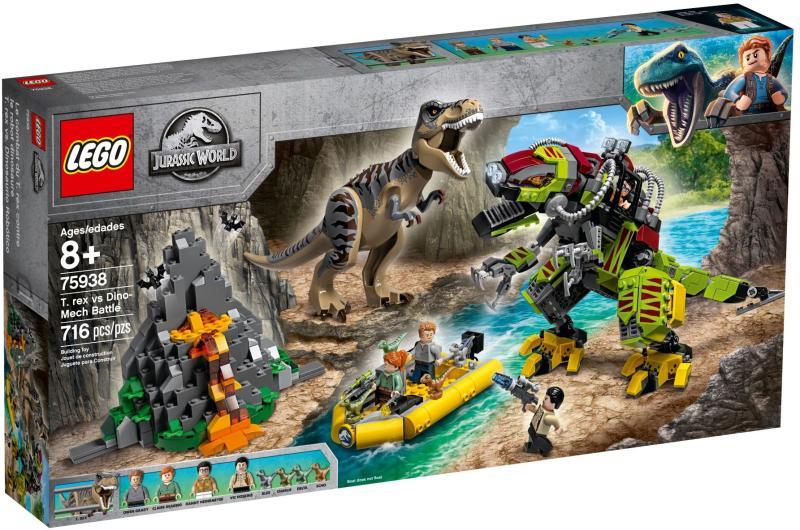 Vásárlás: LEGO® Jurassic World - T. rex és Dino-Mech csatája (75938) LEGO  árak összehasonlítása, Jurassic World T rex és Dino Mech csatája 75938  boltok