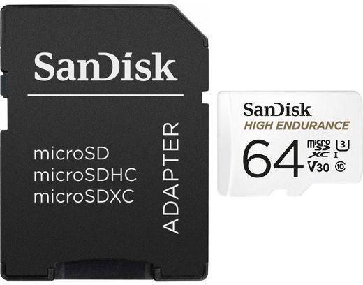 Vásárlás: SanDisk microSDXC High Endurance 64GB C10/U3/V30  SDSQQNR-064G-GN6IA/183566, eladó Memóriakártya, olcsó memory card árak
