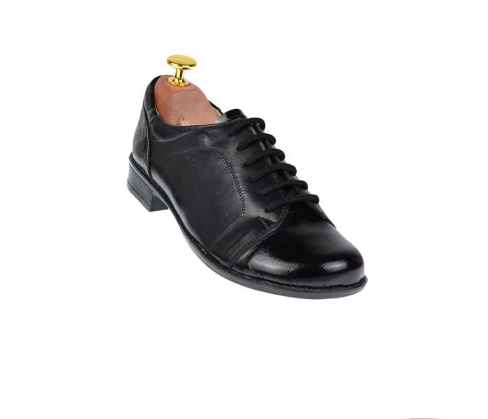 Rovi Design Pantofi dama negri casual din piele naturala, foarte comozi -  Made in Romania P10NNL - ciucaleti (Pantof dama) - Preturi
