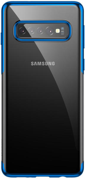 Baseus Husa Samsung Galaxy S10 Plus G975 Baseus Silicon Shining Blue  (ARSAS10P-MD03) (Husa telefon mobil) - Preturi