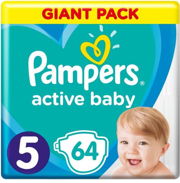 Vásárlás: Pampers Active Baby 5 Junior 11-16 kg 64 db Pelenka árak  összehasonlítása, Active Baby 5 Junior 11 16 kg 64 db boltok