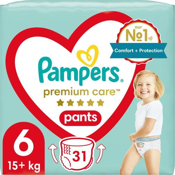 Vásárlás: Pampers Premium Care Pants 6 Extra Large 15+ kg 31 db Pelenka  árak összehasonlítása, Premium Care Pants 6 Extra Large 15 kg 31 db boltok