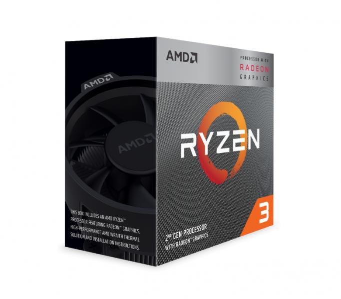 Ryzen 3 3200G 4-Core 3.6GHz AM4 Box with fan and heatsink