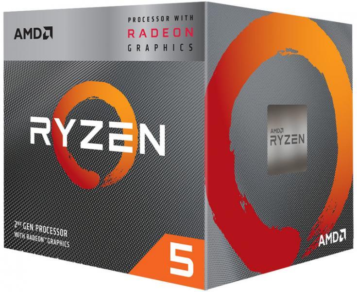 Ryzen 5 3400G 4-Core 3.7GHz AM4 Box (YD3400C5FHBOX)