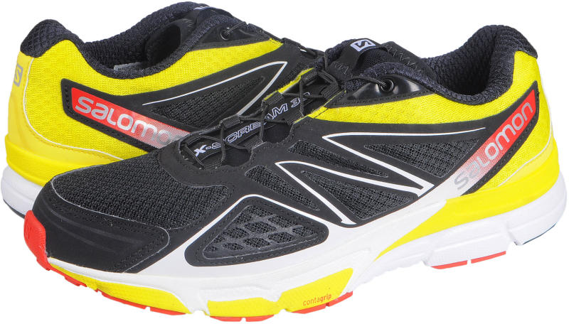 Salomon Adidasi alergare barbati Salomon X Scream 3D black-corona yellow-radiant  red (Încălţăminte sport) - Preturi