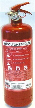 Tűzoltó készülék ABC porral oltó 2kg (UT2)
