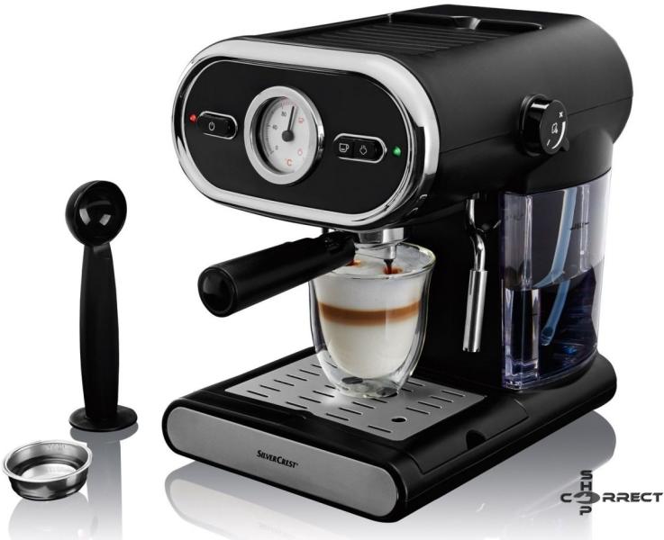 SilverCrest SEM 1100 B3 kávéfőző vásárlás, olcsó SilverCrest SEM 1100 B3  kávéfőzőgép árak, akciók