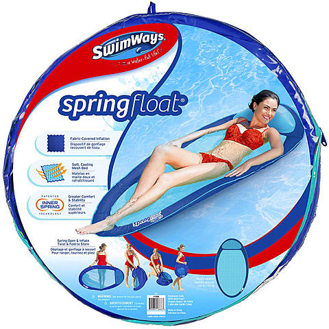 Vásárlás: Spin Master Swimways - Spring Float úszómatrac világoskék színben  Strandmatrac árak összehasonlítása, Swimways Spring Float úszómatrac  világoskék színben boltok