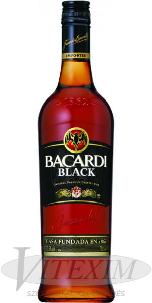 Vásárlás: BACARDI Premium Black Rum 0, 7l 40% Rum árak összehasonlítása,  Premium Black Rum 0 7 l 40 boltok