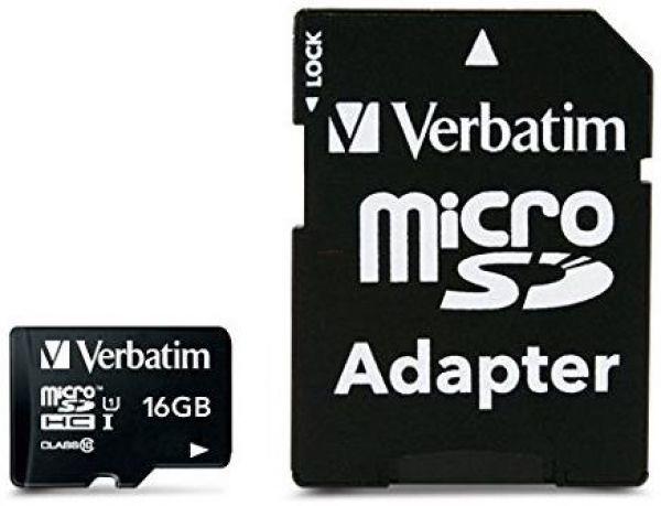 Vásárlás: Verbatim microSDHC 16GB C10 44082/MVMS16GHA, eladó Memóriakártya,  olcsó memory card árak