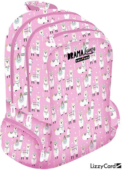 Vásárlás: Lizzy Card Lollipop Drama Teen láma mintás hátizsák - rózsaszín  (19620837) Iskolatáska árak összehasonlítása, Lollipop Drama Teen láma  mintás hátizsák rózsaszín 19620837 boltok