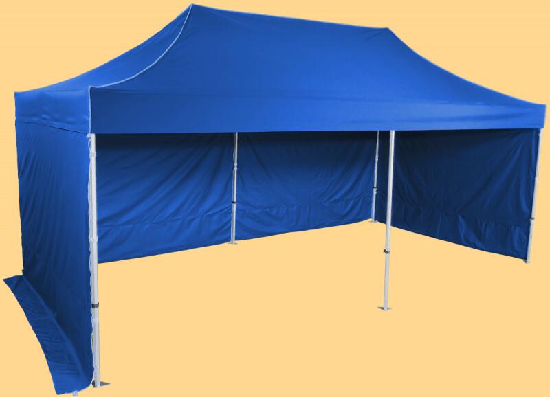 Vásárlás: Expodom Gyorsan összecsukható sátor 3x6 m - hexagonális  alumínium, Kék Kerti pavilon, kerti sátor árak összehasonlítása, Gyorsan összecsukható  sátor 3 x 6 m hexagonális alumínium Kék boltok
