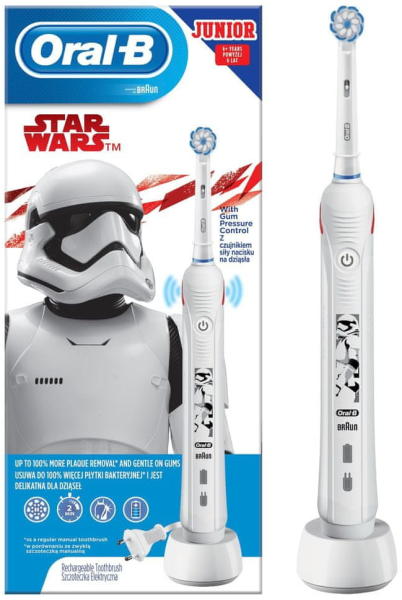 Oral-B Junior D501 Star Wars elektromos fogkefe vásárlás, olcsó Oral-B  Junior D501 Star Wars elektromos fogkefe árak, akciók