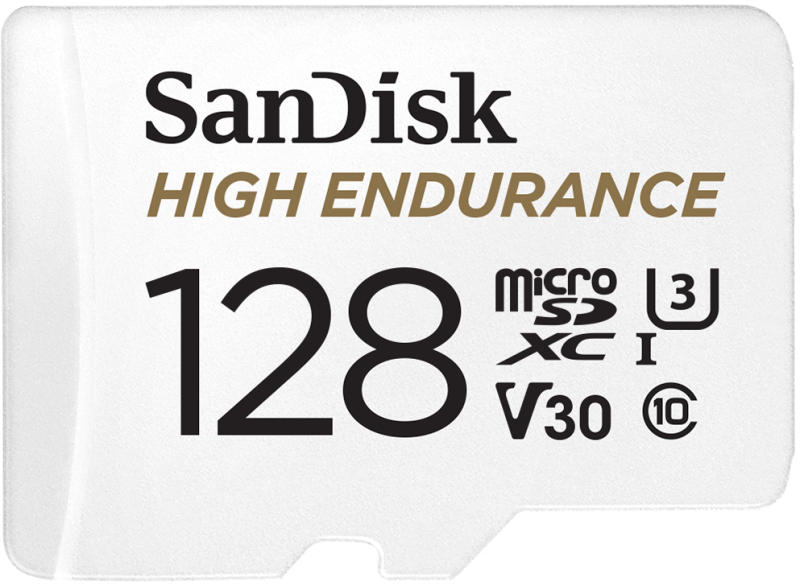 High Endurance microSDXC 128GB C10/UHS-I/U3/V30 (SDSQQNR-128G-GN6IA/183567)
