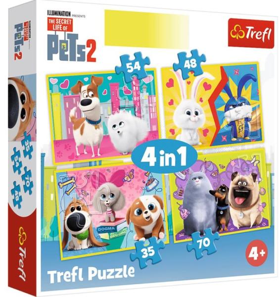Vásárlás: Trefl A kis kedvencek titkos élete 2 4 az 1-ben puzzle (34319)  Puzzle árak összehasonlítása, A kis kedvencek titkos élete 2 4 az 1 ben  puzzle 34319 boltok
