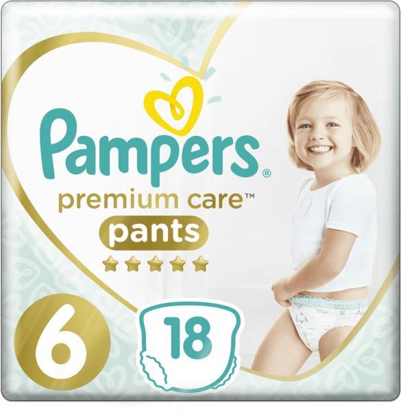 Vásárlás: Pampers Premium Care Pants 6 Extra Large 15+ kg 18 db Pelenka  árak összehasonlítása, Premium Care Pants 6 Extra Large 15 kg 18 db boltok