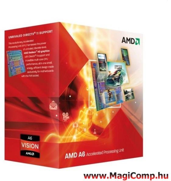 AMD A6-3500 3-Core 2.1GHz FM1 vásárlás, olcsó Processzor árak, AMD A6-3500  3-Core 2.1GHz FM1 boltok