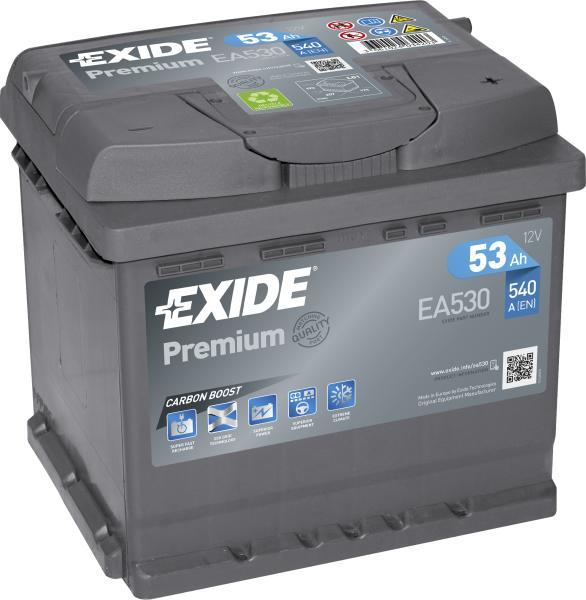 Exide Premium 53Ah 540A right+ (EA530) vásárlás, Autó akkumulátor bolt  árak, akciók, autóakku árösszehasonlító