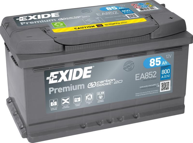 Exide Premium EA852 85Ah 800A right+ (EA852) vásárlás, Autó akkumulátor  bolt árak, akciók, autóakku árösszehasonlító