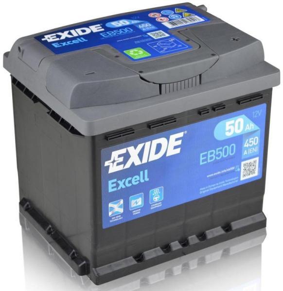 Excell EB500 50Ah 450A right+ (EB500)