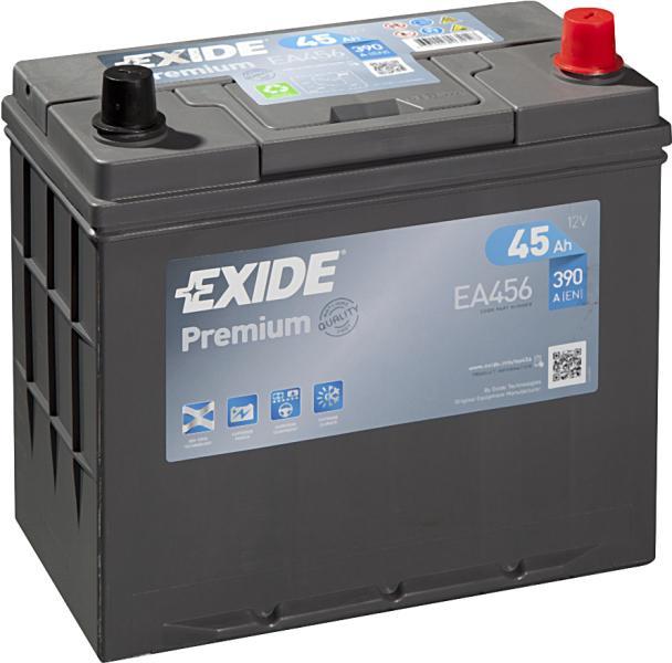Exide Premium EA456 45Ah 390A right+ (EA456) vásárlás, Autó akkumulátor  bolt árak, akciók, autóakku árösszehasonlító