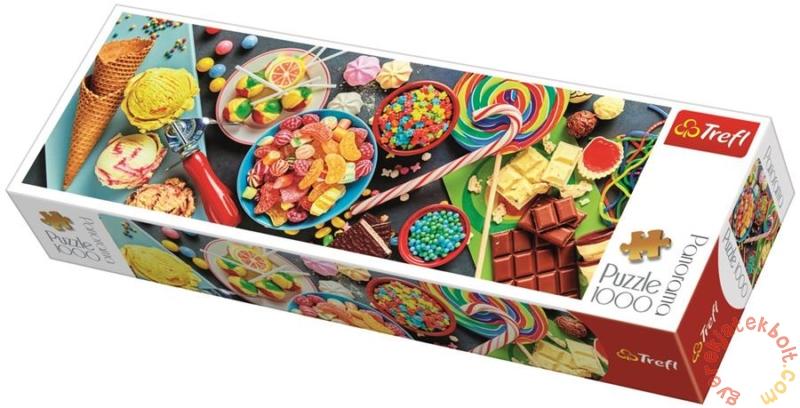 Panoráma puzzle - Színes cukorkák 1000 db-os (29046)