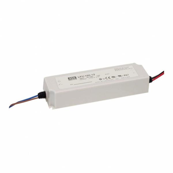Vásárlás: Mean Well LPV-100-12 LED tápegység 1 fázisú, 100W, 12V DC  kimenettel, 8, 5A, 90. . . 264 V AC, 50/60 Hz ( LPV-100-12 ) (LPV-100-12)  LED rendszer tartozék árak összehasonlítása, Mean