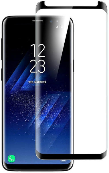Folie protectie din sticla curbata Galaxy S9 pentru tot ecranul (taiat)  curbata 3D (Folie protectie telefon mobil) - Preturi