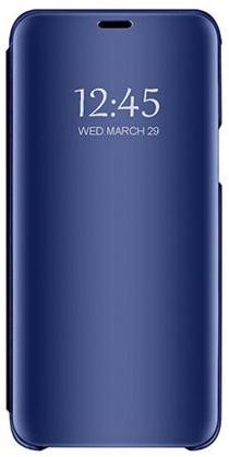 Husa Samsung, Galaxy S10 Plus, Clear View Flip Mirror Stand, Albastru (Husa  telefon mobil) - Preturi