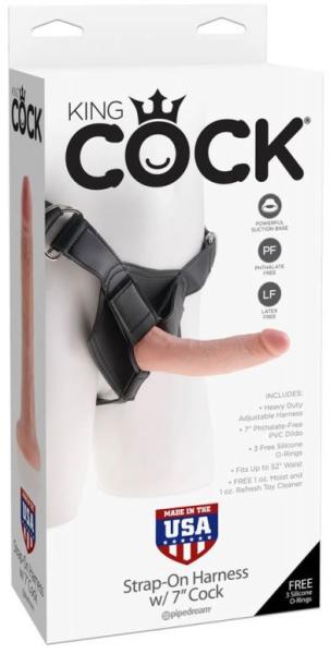 King Cock - Strap-on Harness with 7