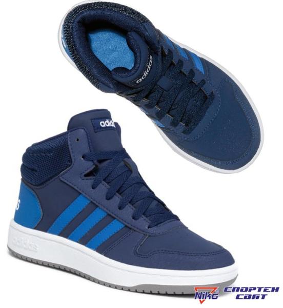 Adidas Hoops 2.0 Mid K (EE6707) - sportensvyat Детски обувки Цени, оферти и  мнения, списък с магазини, евтино Adidas Hoops 2.0 Mid K (EE6707) -  sportensvyat