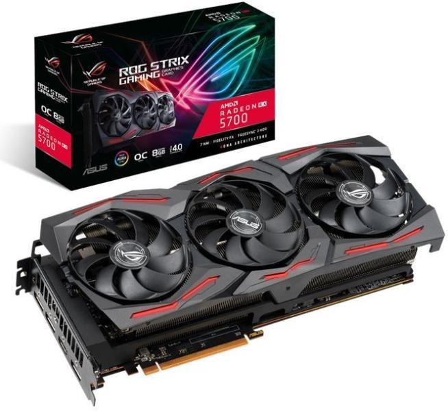 その他 ASUS ROG-STRIX-RX5700-O8G-GAMING ASUS ROG Strix Radeon RX 5700 OC 8GB GDDR6 256bit (ROG-STRIX