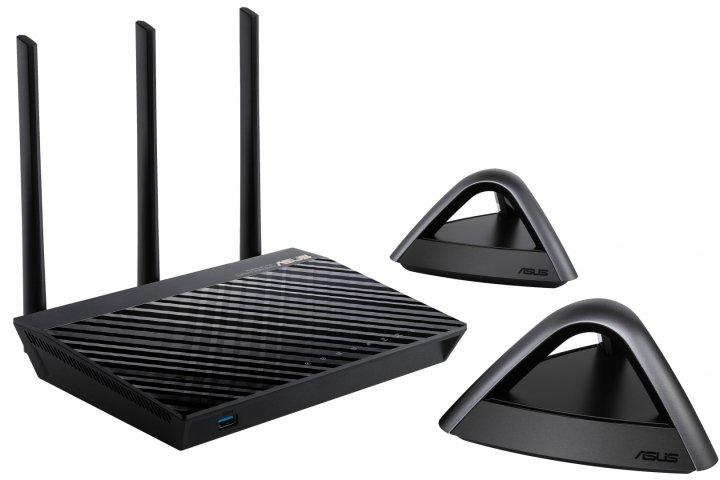 ASUS AiMesh RT-AC66U B1 + Lyra Trio router vásárlás, olcsó ASUS AiMesh RT-AC66U  B1 + Lyra Trio árak, Asus Router akciók
