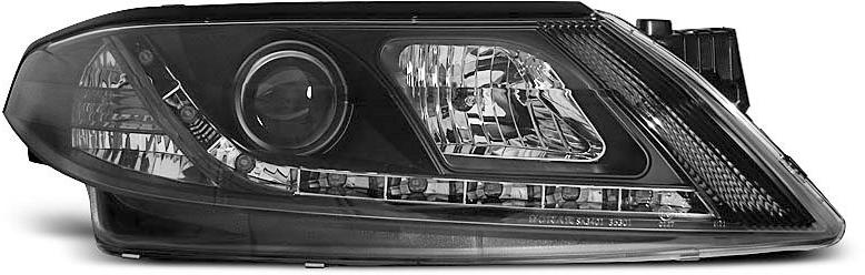 TT Tuning Тунинг фарове черни с led светлини за renault laguna 2  2001-03.2005 (lpre18) Преден фар, най-евтина оферта 538,72 лв