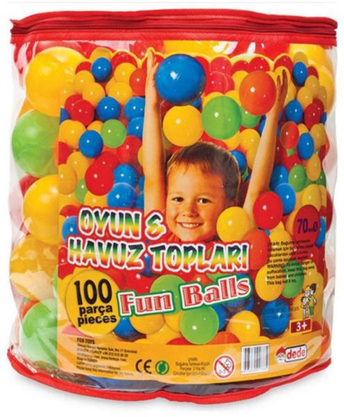 Vásárlás: Dede toys Színes műanyag labda, 100 darabos (01733) Játéklabda  árak összehasonlítása, Színes műanyag labda 100 darabos 01733 boltok