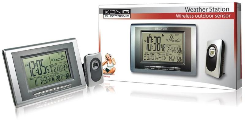 Vásárlás: König KN-WS400 Időjárás állomás árak összehasonlítása, KN WS 400  boltok
