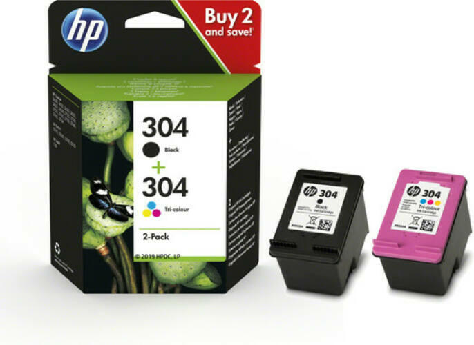 HP HP 304 (3JB05AE) (4 ml BK+3ml CMY) eredeti 2db-os patron csomag -  tintabox vásárlás, olcsó HP Toner, festékpatron, festékszalag árak, HP HP  304 (3JB05AE) (4 ml BK+3ml CMY) eredeti 2db-os patron
