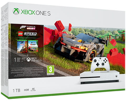 Microsoft Xbox One S (Slim) 1TB + Forza Horizon 4 + LEGO Speed Champions  vásárolj már 0 Ft-tól