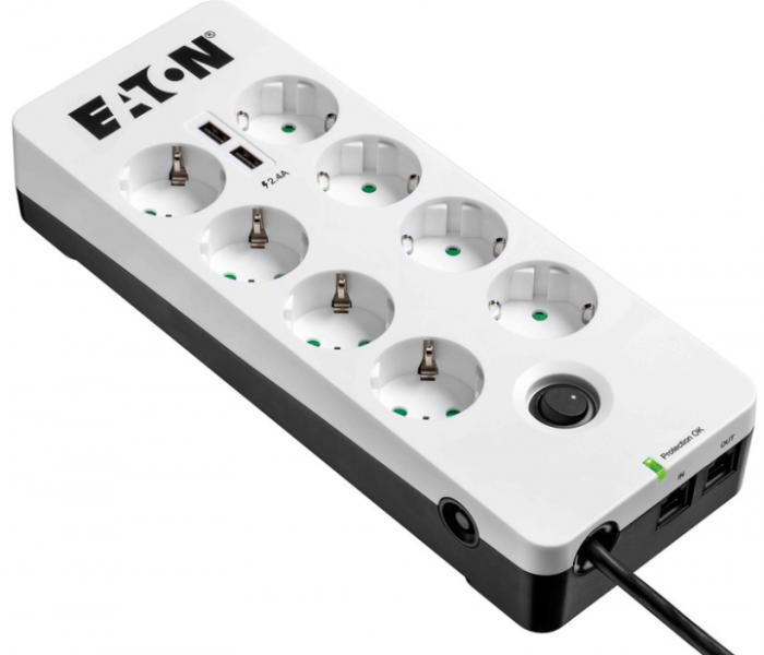 Protection Box 8 Tel USB DIN (PB8TUD)