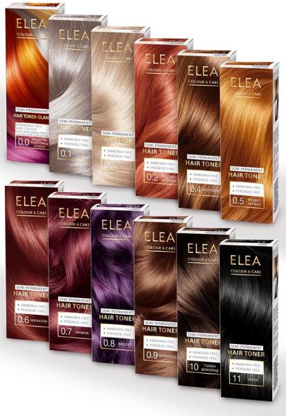 Elea ЕЛЕА ТОНЕР ЗА КОСА 12 ЦВЯТА Бои за коса, оцветители за коса Цени,  оферти и мнения, списък с магазини, евтино Elea ЕЛЕА ТОНЕР ЗА КОСА 12 ЦВЯТА