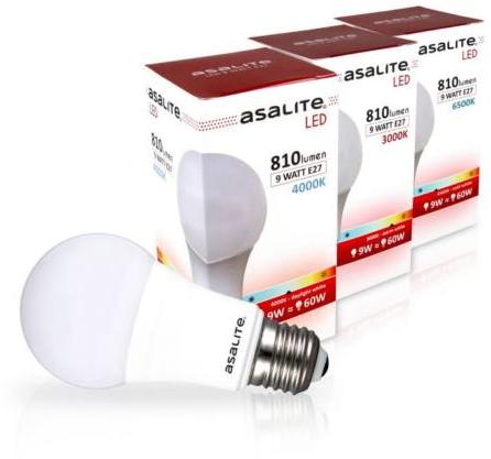 Vásárlás: Asalite E27 9w Led Fényforrás 6500k 810 Lumen (asal0108) LED izzó  árak összehasonlítása, E 27 9 w Led Fényforrás 6500 k 810 Lumen asal 0108  boltok