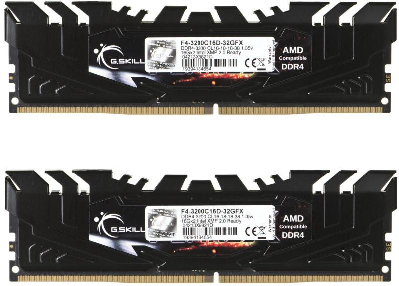 FlareX K2 32GB (2x16GB) DDR4 3200MHz F4-3200C16D-32GFX