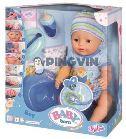 Vásárlás: Zapf Creation Baby Born interaktív fiú baba - új Interaktív játék  árak összehasonlítása, Baby Born interaktív fiú baba új boltok