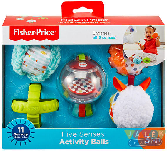 Vásárlás: Fisher-Price Öt érzék foglalkoztató labdacsomag (FXC32) Babáknak  szóló játék árak összehasonlítása, Öt érzék foglalkoztató labdacsomag FXC  32 boltok